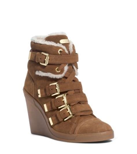 michael kors lizzie wedge sneakers|michael kors sneakers for women.